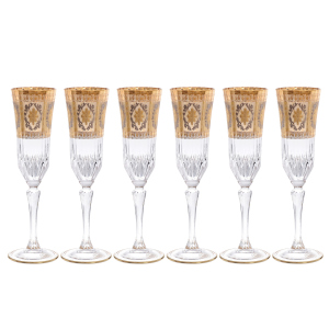 Набор хрустальных фужеров для шампанского TIMON ADAGIO на 6 персон